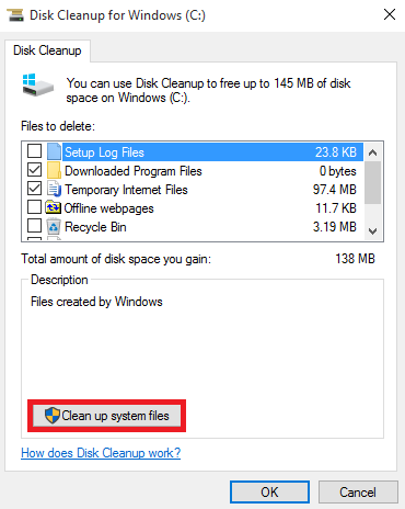 Disk Cleanup