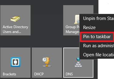 Pin To Taskbar